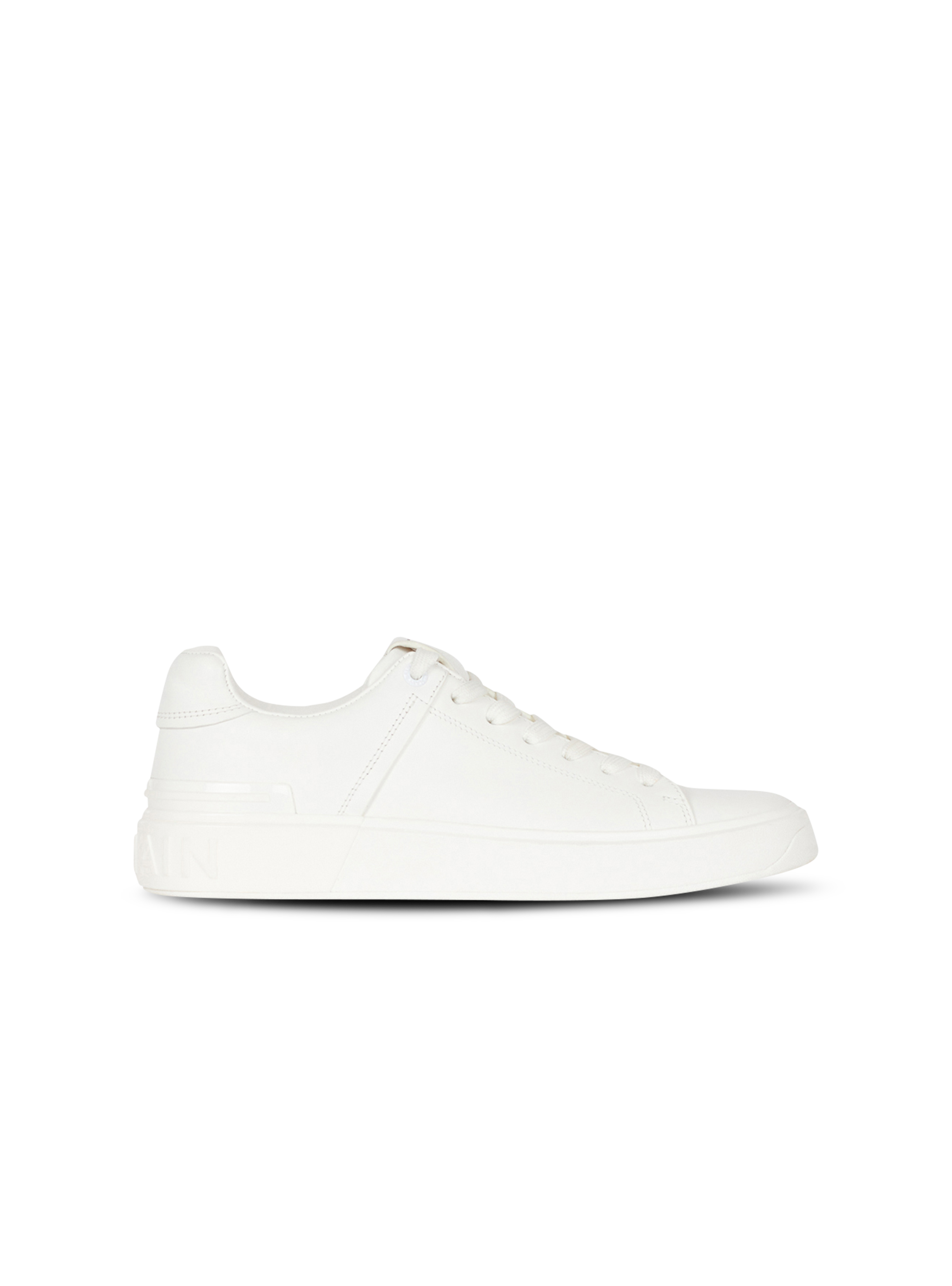 Calfskin B-Court sneakers, white